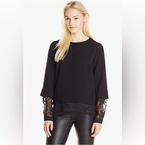 NWT-BCBGeneration Women's Boxy Two-Fer Top.